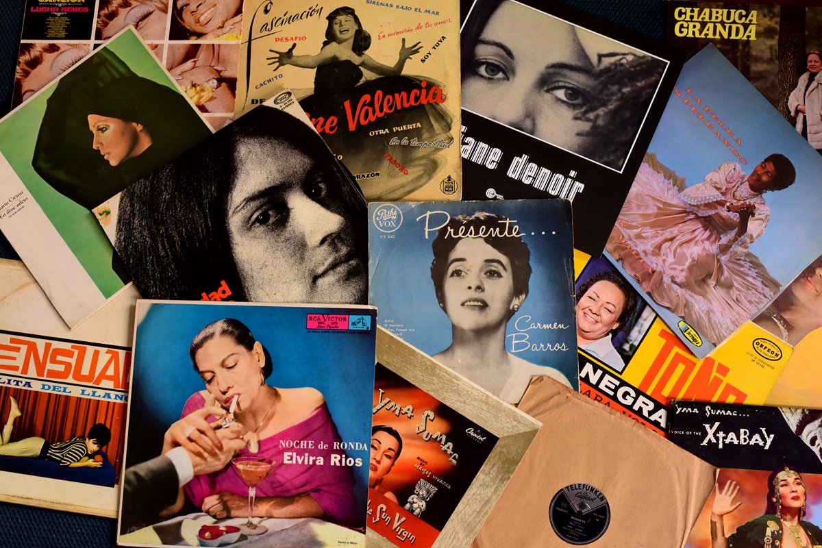 Discos de vinilo de cantantes latinoamericanas del siglo XX. ELLAS RUGEN