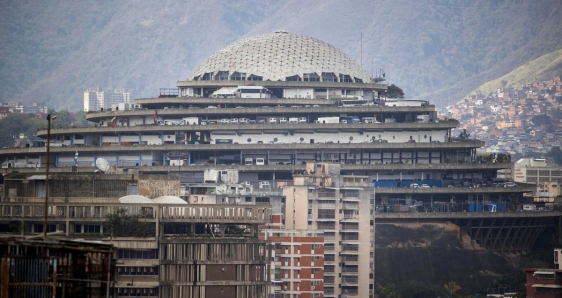 El Helicoide, uno de los edificios más singulares de Caracas, Venezuela. EFE/MIGUEL GUTIÉRREZ