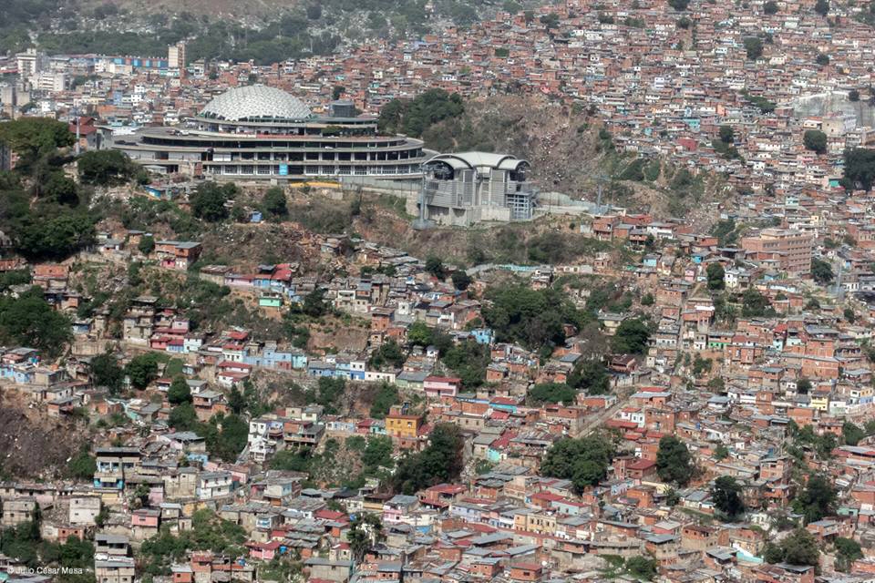 Vista de El Helicoide en Caracas, Venezuela, en 2015. JULIO CÉSAR MESA/CORTESÍA PROYECTO HELICOIDE